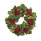 Contemporary Home Living Germanium Spring Floral Twig Wreath - 24" - Red and Green